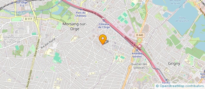 localisation de l'entreprise G E C  MORSANG-SUR-ORGE