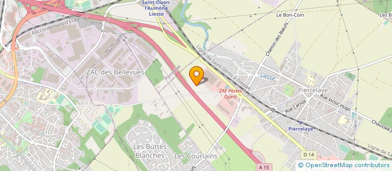 localisation de l'entreprise G.E.C. BATIMENT à PIERRELAYE