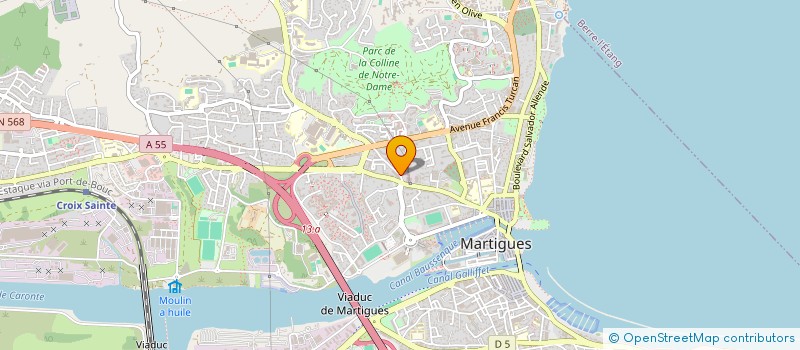 localisation de l'entreprise G.E.C SERVICE à MARTIGUES