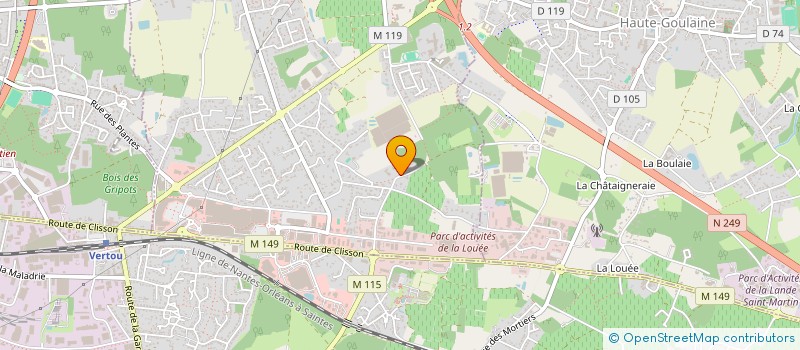 localisation de l'entreprise G.E. CONCEPTION WEST  PORNIC