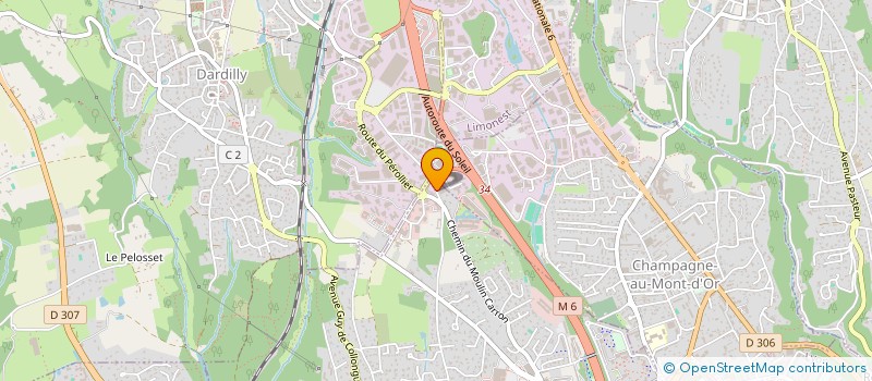 localisation de l'entreprise G.E. CONFECTION  ECULLY