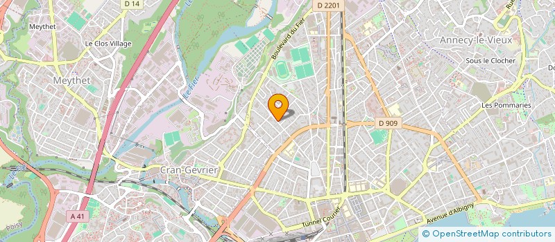 localisation de l'entreprise G.E.D. 74 AGRI EMPLOI  ANNECY