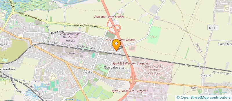 localisation de l'entreprise G E D I S O à AYTRE