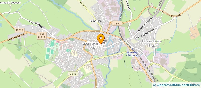 localisation de l'entreprise G.E.E.K.S  GOURNAY-EN-BRAY