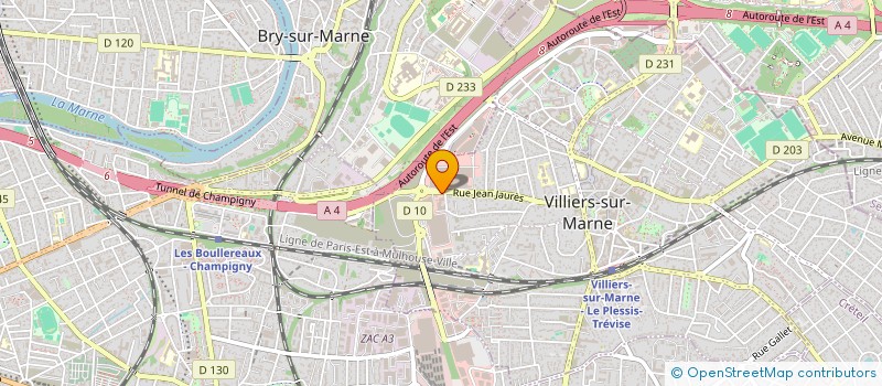 localisation de l'entreprise G.E.E.V. à VILLIERS-SUR-MARNE