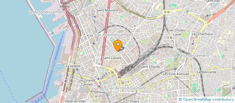 localisation de l'entreprise G.E.F.A.C. à MARSEILLE 3EME