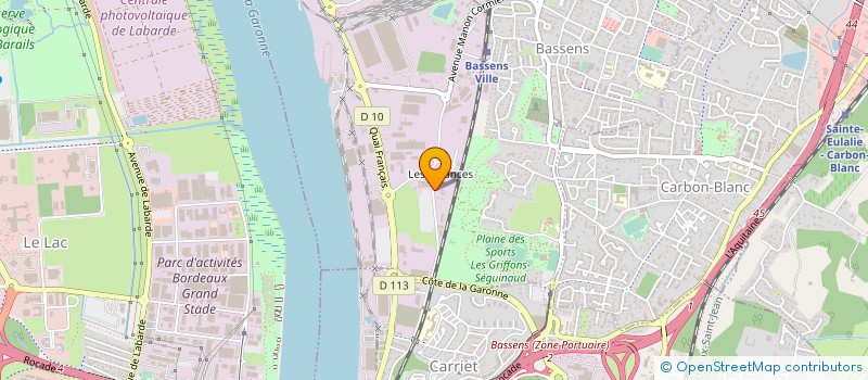 localisation de l'entreprise G E F CONSTRUCTIONS  BASSENS