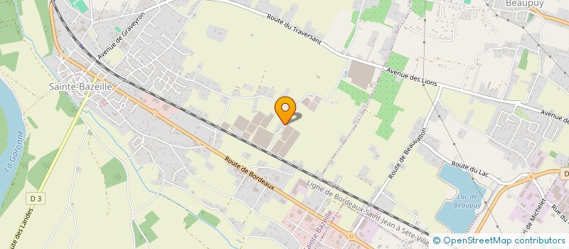 localisation de l'entreprise G.E. FARAUD FUSION  SAINTE-BAZEILLE