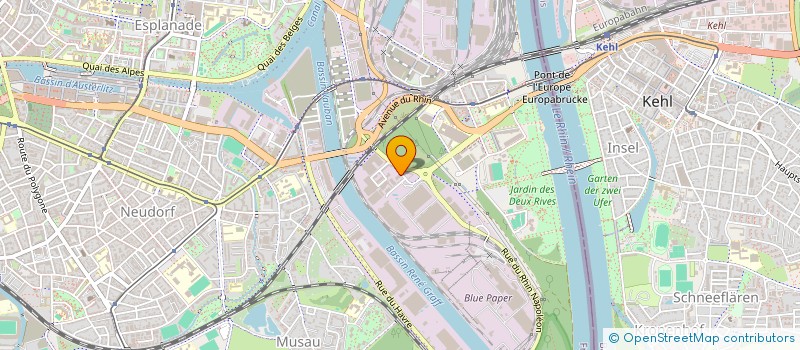 localisation de l'entreprise G.E FIBRE à STRASBOURG