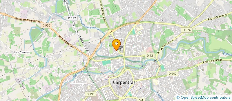 localisation de l'entreprise G.E.I.M. ORDINEX ENVIRONNEMENT  CARPENTRAS