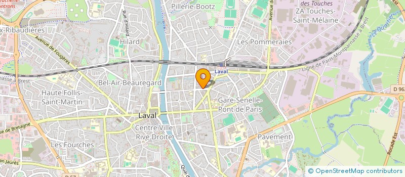 localisation de l'entreprise G E I Q BTP 53  LAVAL