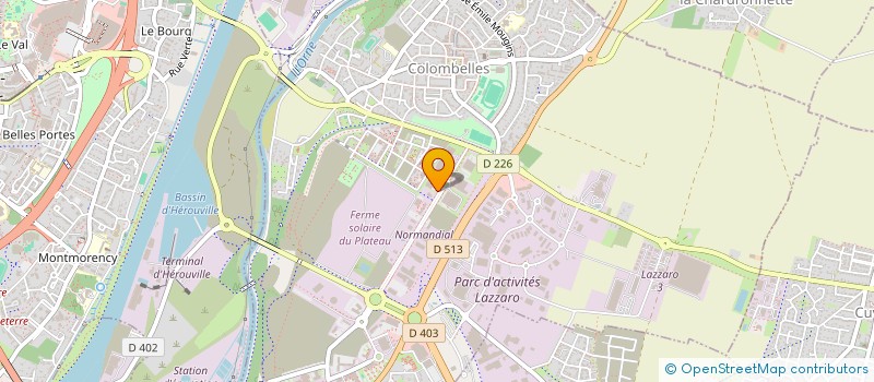 localisation de l'entreprise G.E. IMMO  COLOMBELLES