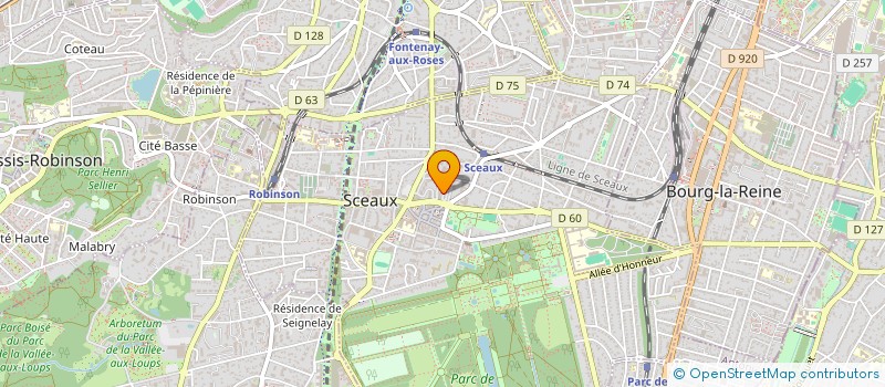 localisation de l'entreprise G.E.L.P.S. à SCEAUX