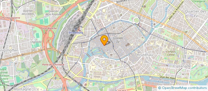 localisation de l'entreprise G.E.M. à STRASBOURG