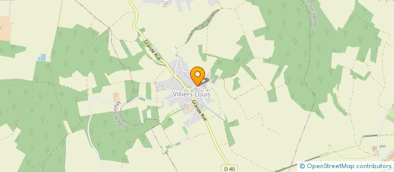 localisation de l'entreprise G.E.M.  VILLIERS-LOUIS