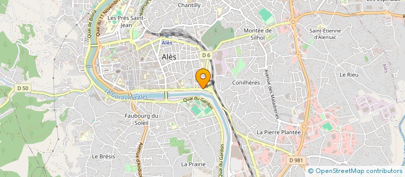 localisation de l'entreprise G.E.M CUISINES à ALES