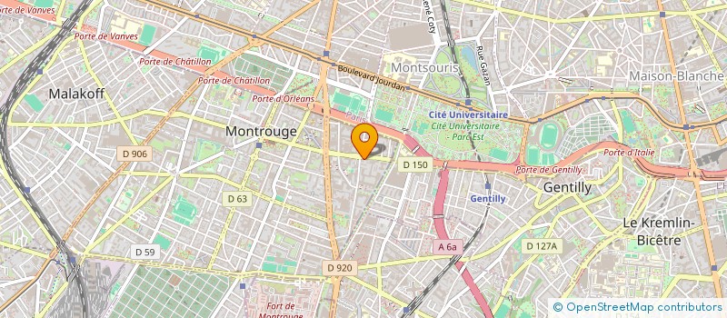 localisation de l'entreprise G E M F I à MONTROUGE