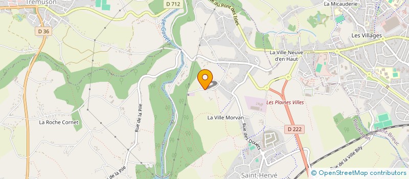 localisation de l'entreprise G.E.M.Y.F.I.  PLOUFRAGAN