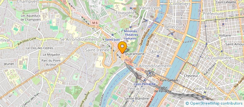 localisation de l'entreprise G E O D E  LYON 5EME