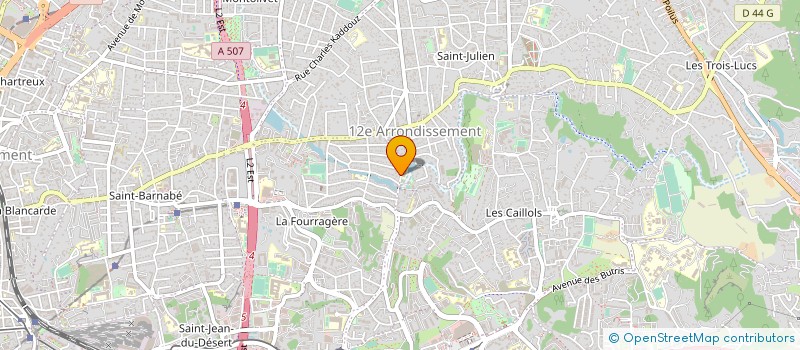 localisation de l'entreprise G.E.P. à MARSEILLE