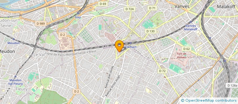 localisation de l'entreprise G E P E M A P à CLAMART
