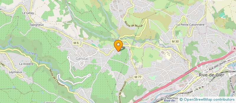 localisation de l'entreprise G.E.P.I.  GENILAC