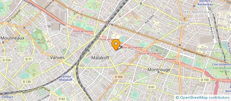 localisation de l'entreprise G.E.P.M. RENOVATION  MALAKOFF