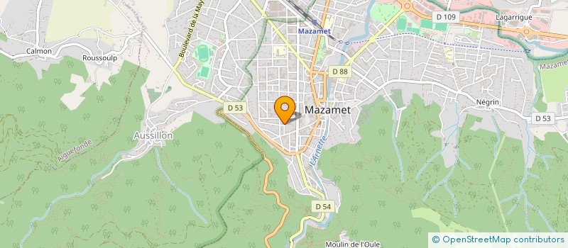 localisation de l'entreprise G.E.P.O à MAZAMET
