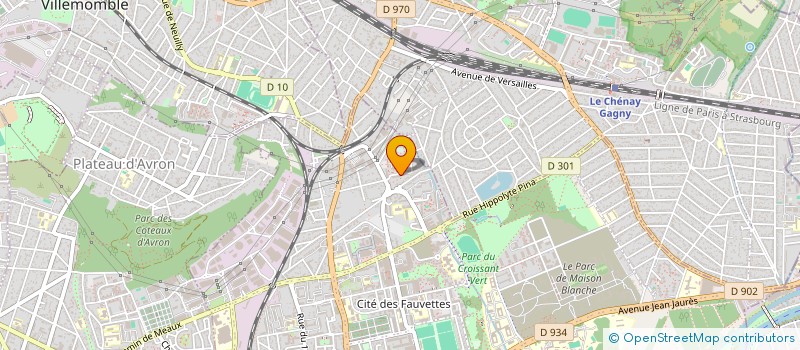 localisation de l'entreprise G.E.P.P à NEUILLY-SUR-MARNE