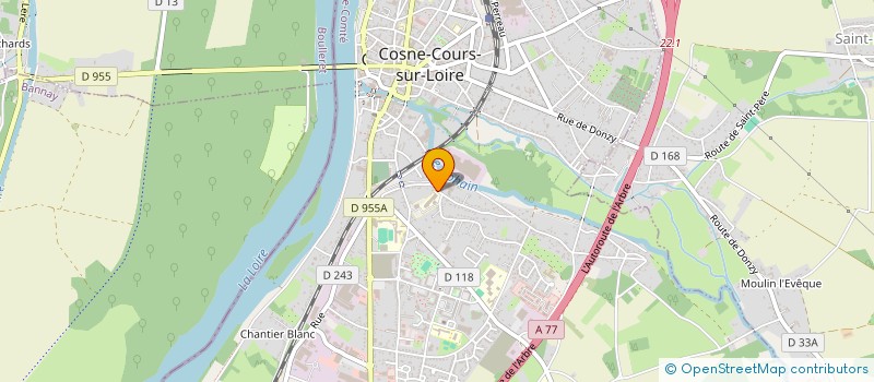 localisation de l'entreprise G E P U N G O à COSNE-COURS-SUR-LOIRE