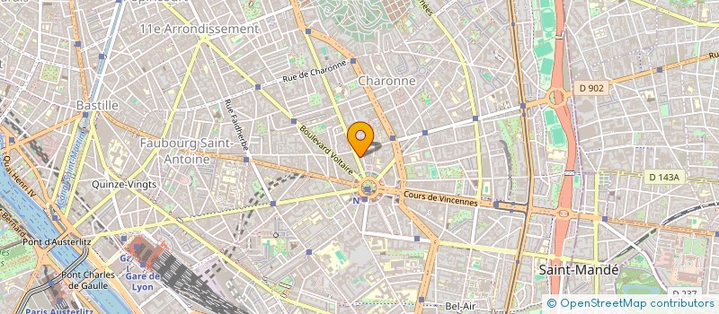 localisation de l'entreprise G.E PARIS  PARIS