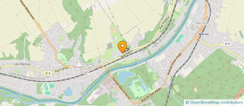 localisation de l'entreprise G E RENOV à AUVERS-SUR-OISE