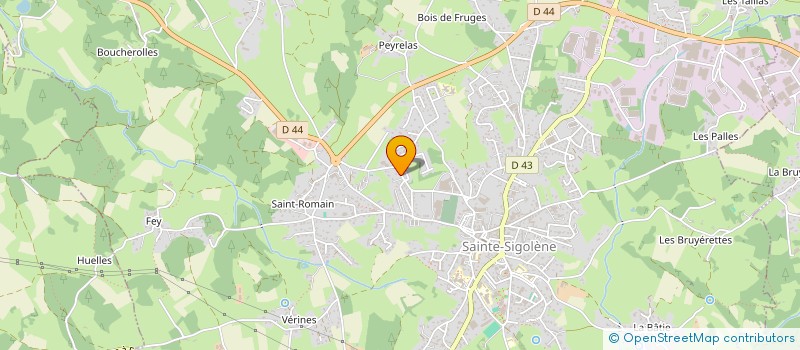 localisation de l'entreprise G E S à SAINTE-SIGOLENE