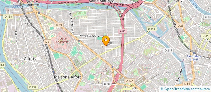 localisation de l'entreprise G.E.S. RENOV à MAISONS-ALFORT