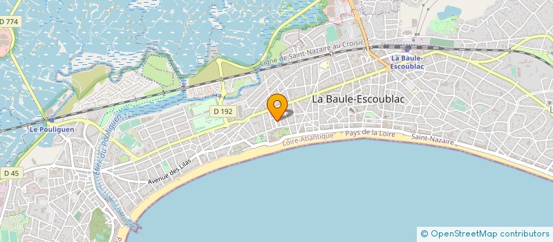 localisation de l'entreprise G E T H à LA BAULE-ESCOUBLAC