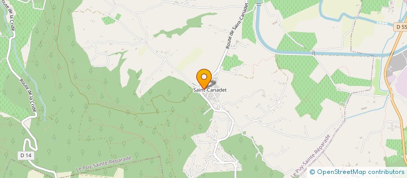 localisation de l'entreprise G.E.T. SERVICES  LE PUY-SAINTE-REPARADE