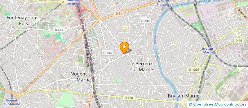 localisation de l'entreprise G'EANVIE à LE PERREUX-SUR-MARNE