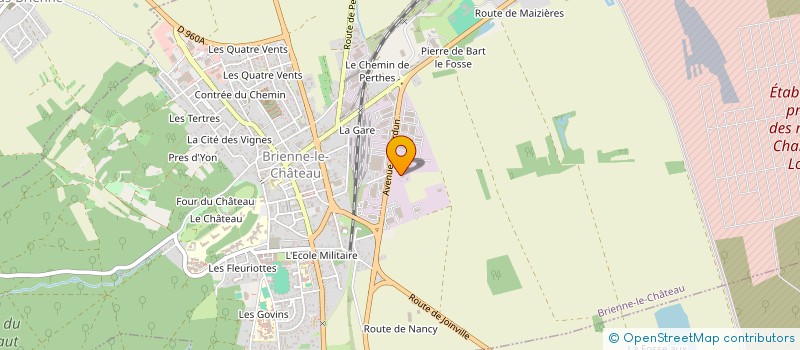 localisation de l'entreprise G'EARLY DOG INSTITUT  BRIENNE-LE-CHATEAU