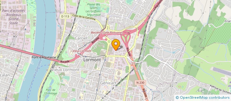 localisation de l'entreprise G-ECO  CENON