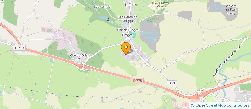 localisation de l'entreprise G'ECO RENOV à SEGRE-EN-ANJOU BLEU