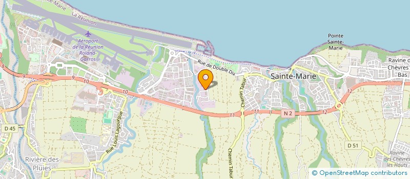 localisation de l'entreprise G'EKO  SAINTE-MARIE