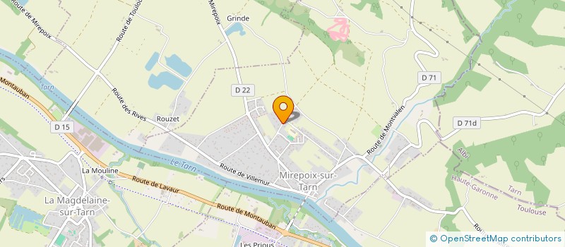 localisation de l'entreprise G'ELEC  MIREPOIX-SUR-TARN