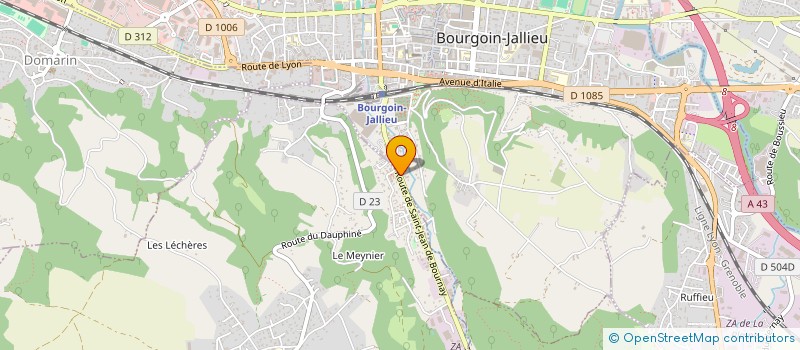 localisation de l'entreprise G'EMERAUDE  BOURGOIN-JALLIEU