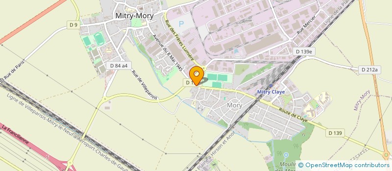 localisation de l'entreprise G ENERGY  MITRY-MORY