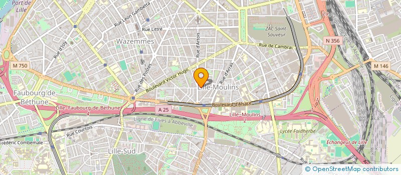 localisation de l'entreprise G'ENRAGE à LILLE