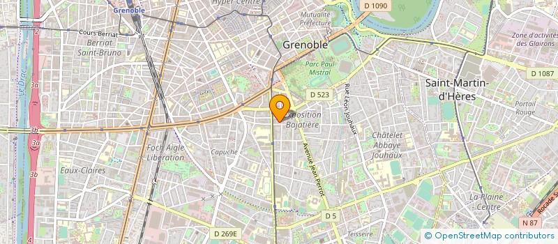 localisation de l'entreprise G ESPOSITO DISTRIBUTION à GRENOBLE