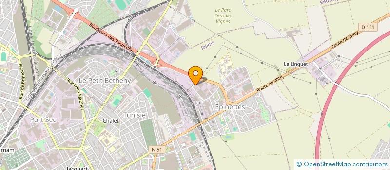 localisation de l'entreprise G-EST à EVRY-COURCOURONNES