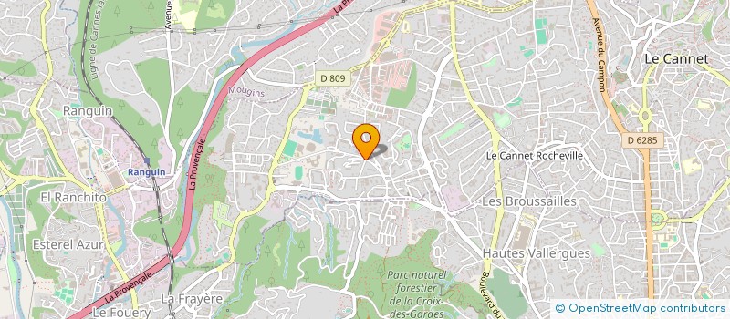 localisation de l'entreprise G ET C IMMO à LE CANNET