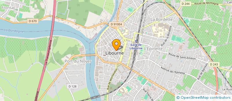 localisation de l'entreprise G ET J CARIOU PATRIMOINE à LIBOURNE