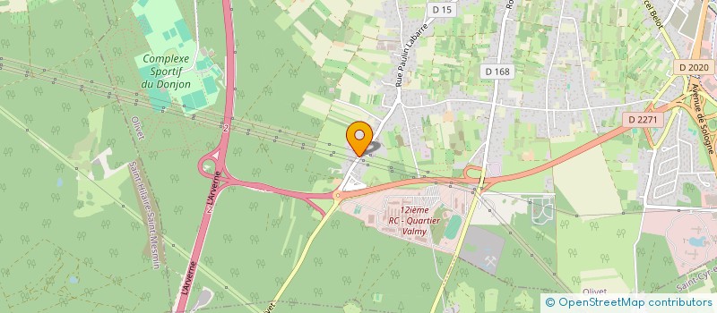 localisation de l'entreprise G ET JL BOURGEOIS à OLIVET